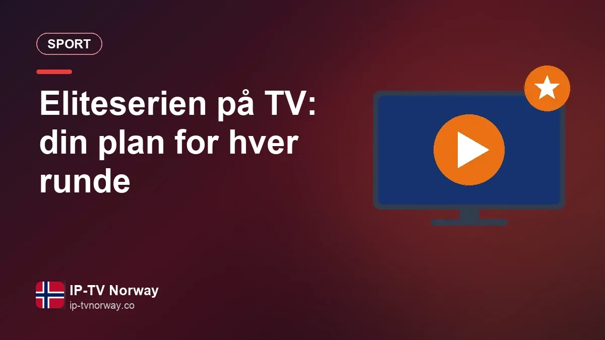 Fotballkamp fra Eliteserien på TV-en hjemme